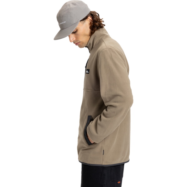 2025 Quiksilver Mens No Destination Full Zip Fleece EQYPF03071 - Fallen Rock